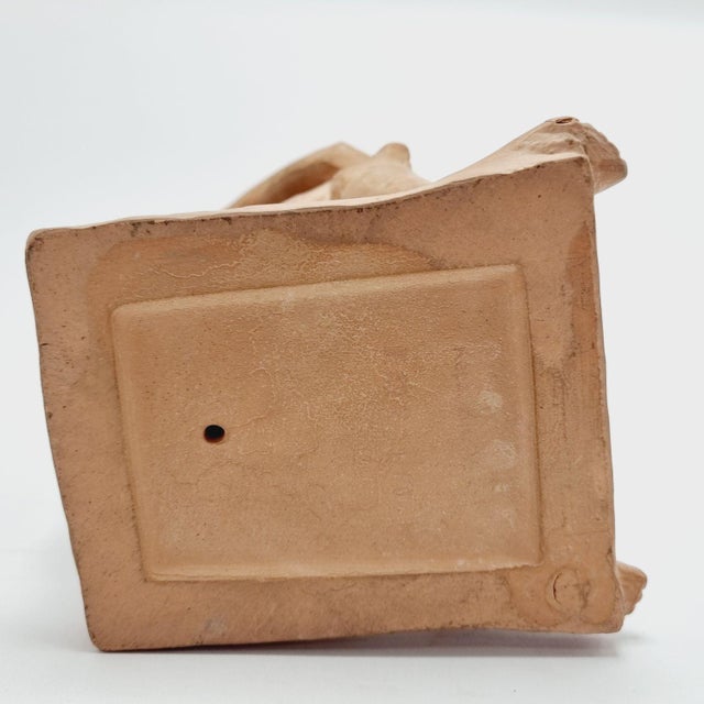 Terracotta Sculpture by Árpád Somogyi, 1964 For Sale - Image 9 of 10