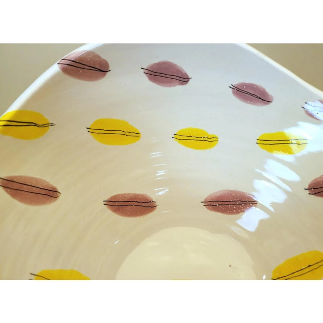 Mid Century Leaf Bowl in the Style of Stig Lindberg Bitossi For Sale - Image 11 of 12
