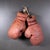ABOUT Original boxing gloves with reddish brown leather filled with horse hair. The leather is very soft and in good...