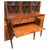 Late 19th Century American Federal Flame Birch Breakfront Bookcase For Sale - Image 5 of 9