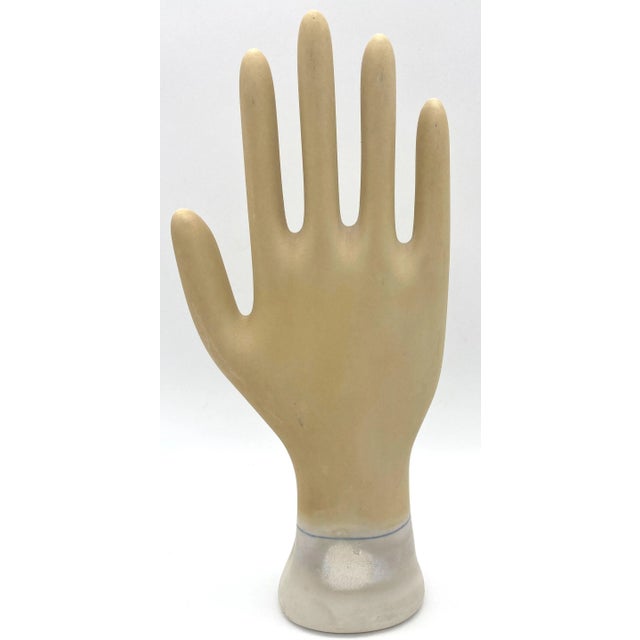 Set of Three Vintage American Industrial Figural Porcelain Glove Molds USA, 1994, dated and inscribed A remarkable set of...