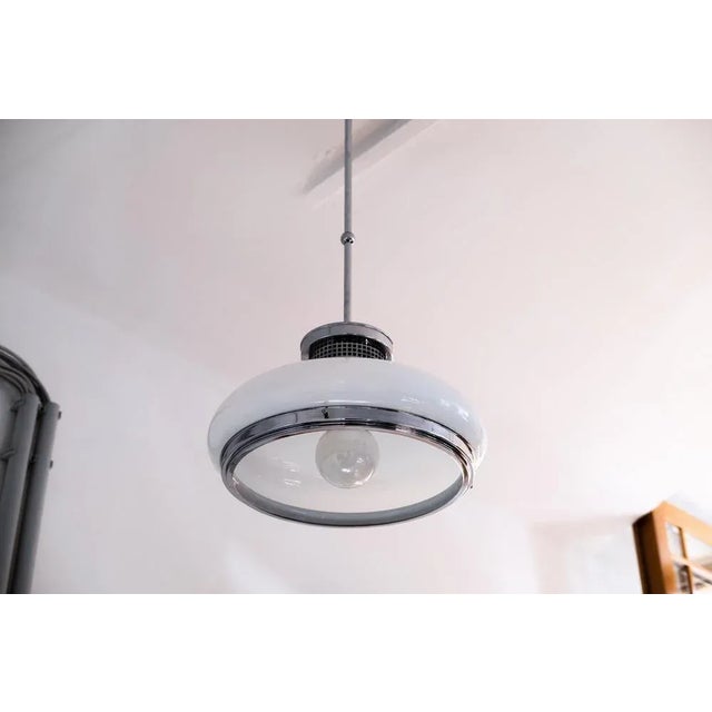 Pendant Light in the style of Josef Hoffmann For Sale - Image 3 of 6