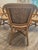 Wood Vintage Saffeah Set Hand-Crafted Woven Rattan, Reed and Bent Bamboo Dining Set For Sale - Image 7 of 15