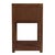 2020s Nora 21 in. W Rectangular Wood 1 Drawer Small Nightstand with Lower Open Shelf, Walnut For Sale - Image 5 of 8