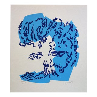Jean Coulot, Benevolent Look, Screenprint For Sale