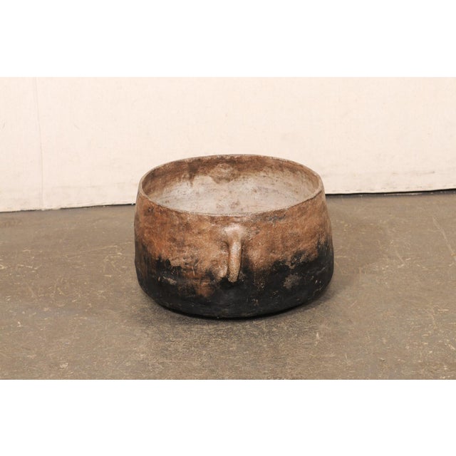 Tribal Early 20th C. Guatemalan Large Cooking Pot For Sale - Image 3 of 10
