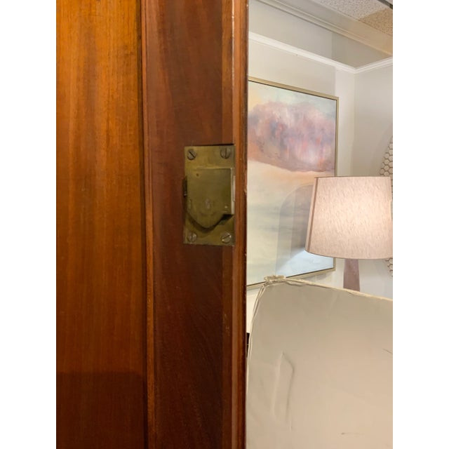 Antique Mahogany Secretary Armoire For Sale - Image 12 of 13