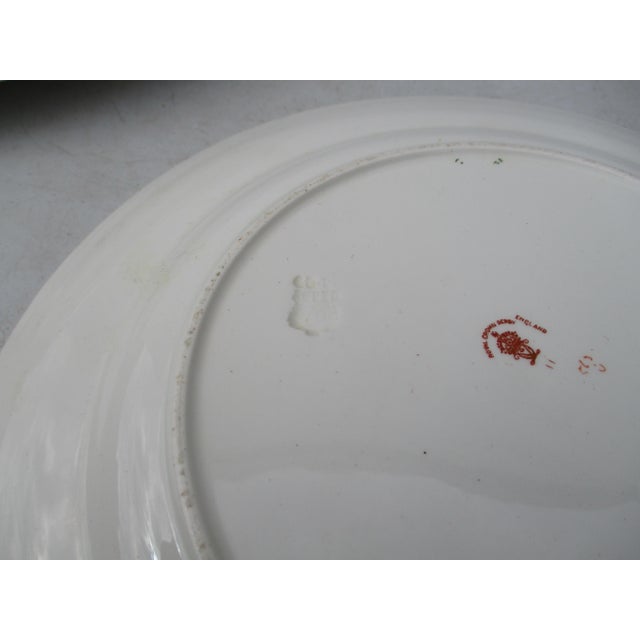 Ceramic Vintage 20s Royal Crown Derby Porcelain Dinner Plates - Set of 5 For Sale - Image 7 of 8