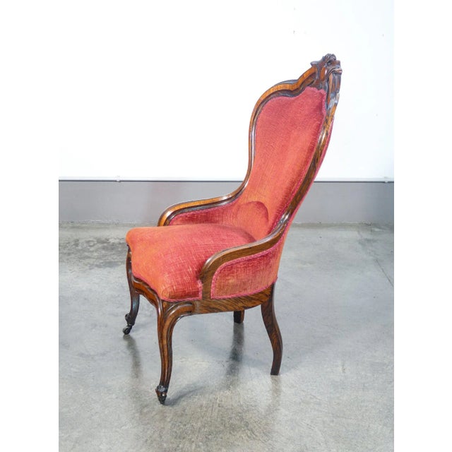 Set of 19th Century Louis Philippe Walnut Armchairs For Sale - Image 9 of 12