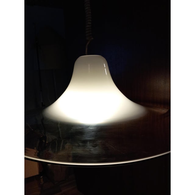 Mid-Century Modern Murano Glass Pendant Lamp by Renato Toso for Leucos, 1970s For Sale - Image 3 of 18
