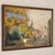 1920s Antique Framed Oil Painting on Canvas by Victor Fermans 'Autumn Village Scene' For Sale - Image 5 of 16