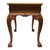 Brown Chippendale Style Floral & Foliate Carved Mahogany Table C1900 For Sale - Image 8 of 15