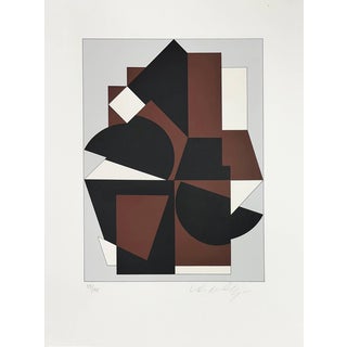 Victor Vasarely, Abstract Composition, 1973, Silk-Screen For Sale