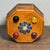 1970s Vintage Rosewood Octagonal Box | Faux Gemstone Inlay | Chinoiserie Trinket Box For Sale - Image 5 of 8