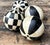Mid-Century Modern Vintage Decorative Tessellated Stone Spheres - Set of 4 For Sale - Image 3 of 12