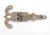 Traditional Vintage 7.5 In. Nickeled Brass Ice Box Hinge For Sale - Image 3 of 4