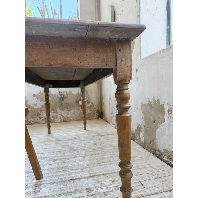 Beechwood Bistro Farmhouse Table, 1900 For Sale - Image 11 of 18