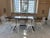 Vintage White Metal Chairs - Set of 8 For Sale In Nashville - Image 6 of 7