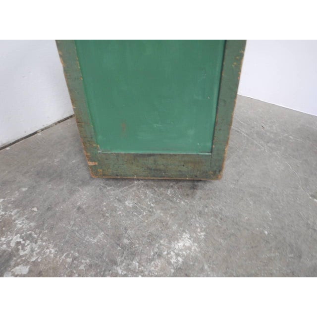 Forest Green Container Box with Wheels, 1960 For Sale - Image 8 of 10