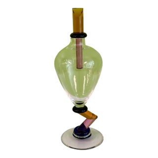 Large Vintage Mid Century Modern Giovanni Cenedese Murano Glass Perfume Bottle/Decantur For Sale