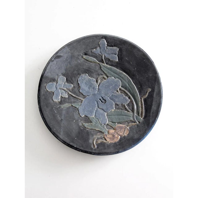 Vintage Studio Pottery Decorative Plate For Sale - Image 11 of 11