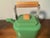 Wood Mid-Century Kamenstein Green Enamelware Teapot For Sale - Image 7 of 8