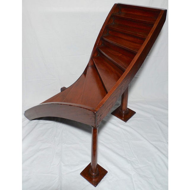 Early 20th Century Decorative Arts Rectilinear Single Turn Model Staircase For Sale - Image 4 of 13