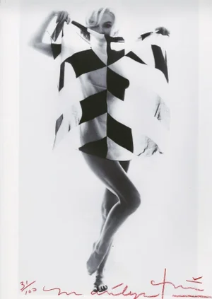 Bert Stern, Marilyn Monroe Black and White Scarf, 2012, Photographic Print