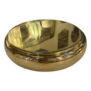 Brass Lidded Box, Mid-Century Modern For Sale