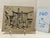 Paper Henry Emil Salloch Original Drawing on Paper Mid-Century Modern Urban Back Alley Ink S Ketch, 1946. For Sale - Image 7 of 7