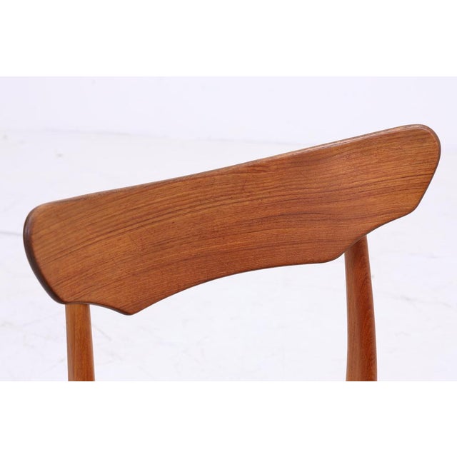 Wood Danish Teak Chairs from Schiønning & Elgaard, Set of 5 For Sale - Image 7 of 18