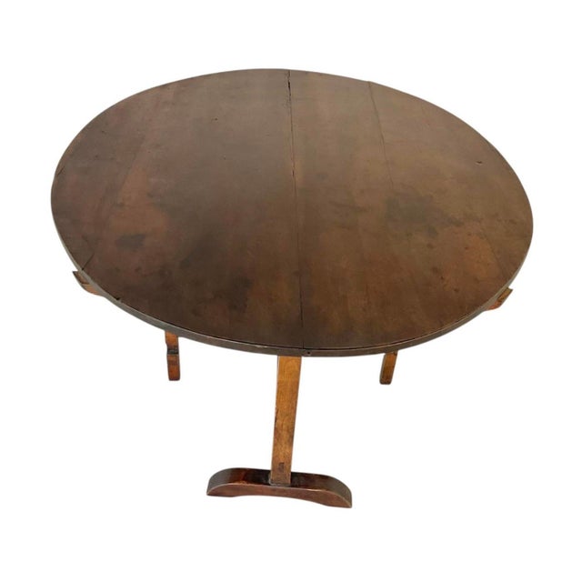 French 19th Century Tilt Top Wine Tasting Table For Sale - Image 4 of 10