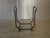 1990s Spanish Style Black Iron Fireplace Log Rack ~ Firewood Holder For Sale - Image 5 of 10
