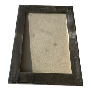 Mid 20th Century Tiffany & Co. Sterling Silver 4×3” Picture Frame – Elegant Design, Maker 23937 SDS