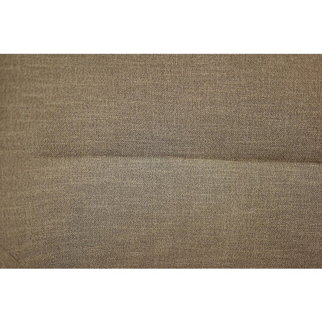 Brown Mid-Century Modern Scandinavian Two-Seater Grace Sofa in Brown Fabric from Ikea, 1961 For Sale - Image 8 of 18