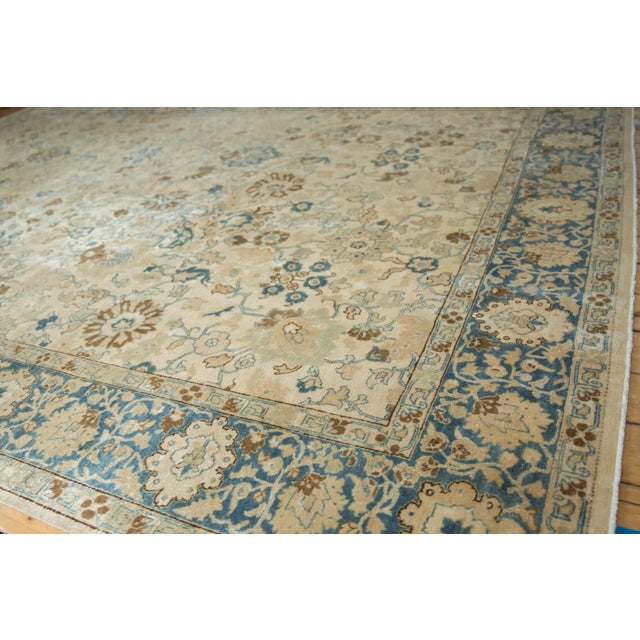 Old New House Vintage Distressed Tabriz Carpet - 8'11" X 11'9" For Sale - Image 4 of 12