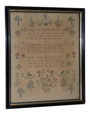 Early 19th Century Sampler by Sarah Price, Aged 10, C. 1812