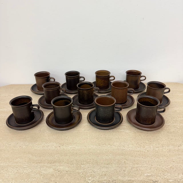 Cups by Ulla Procope for Arabia, 1970s, Set of 12 For Sale - Image 10 of 18