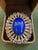 Late 20th Century Bochic "Orient" Vintage Diamond, Blue Opal & Tanzanite Ring Set 18K Gold & Silver For Sale - Image 5 of 18