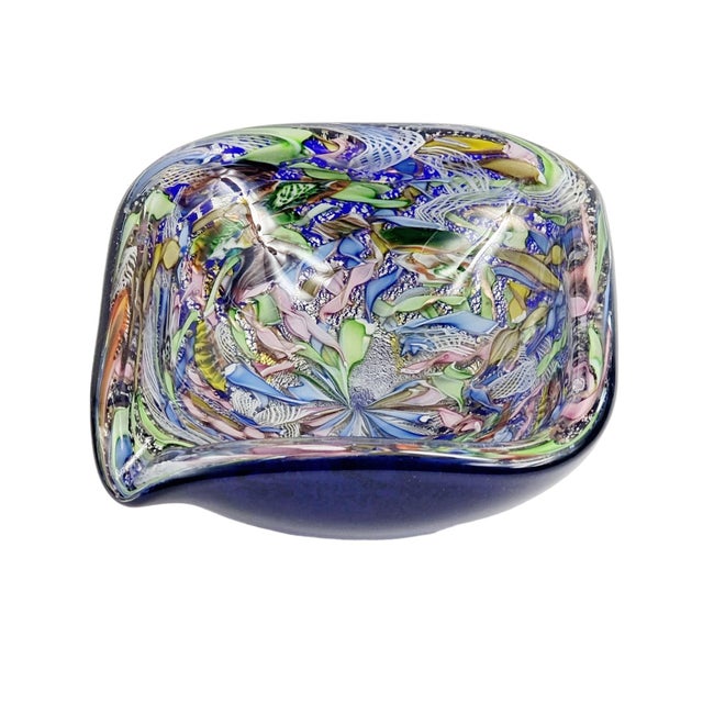 Large Art Glass Bowl by Dino Martens for Avem, 1960s For Sale - Image 12 of 12