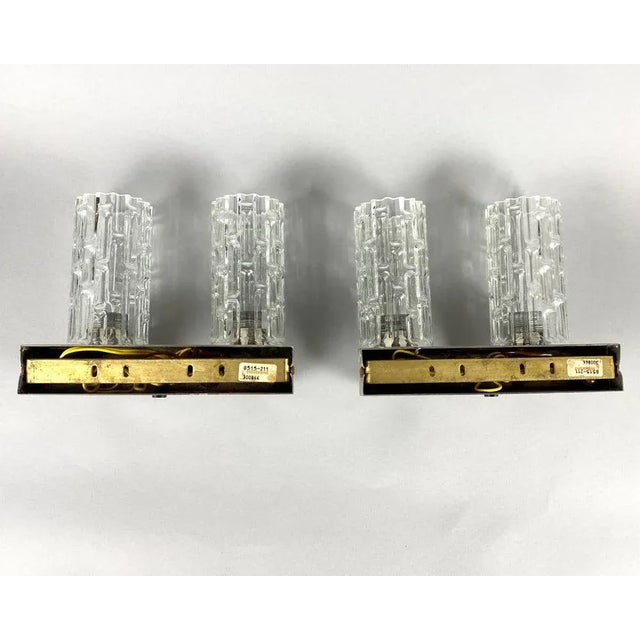 Vintage Double Wall Sconces by Hillebrand for Hillebrand Lighting, Germany, 1970, Set of 2 For Sale - Image 4 of 10