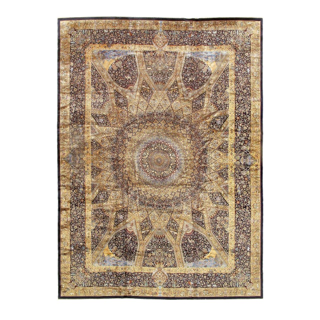 Pasargad DC Exquisite Design Paris Palace Fine Power Loom v. Silk Rug For Sale