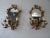 Big French Pink Roses & Mirrors Gilt Metal Sconces Circa 1920 For Sale - Image 10 of 10