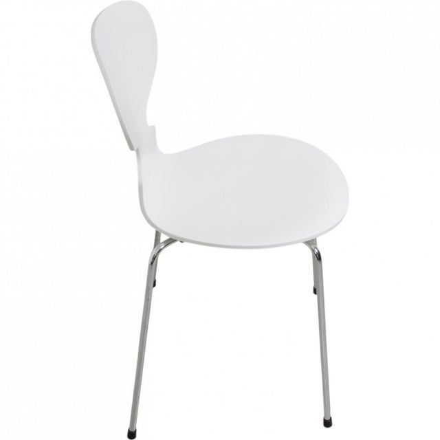 White Ant Chairs by Arne Jacobsen, Set of 6 For Sale - Image 11 of 18