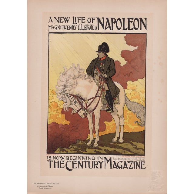 E. Grasset, Napoleon from Les Maîtres de L'Affiche, 1898, Original Lithograph For Sale