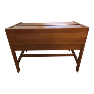 Danish Modern Teak Rolltop Desk For Sale