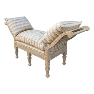 Rose Tarlow Melrose House Settee Chaise Bench For Sale