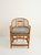 These vintage Chinese export chairs are made with real bamboo in the Chinese Chippendale style. Custom cushions in Peter...
