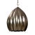 Nickel Pumpkin Pendant Light For Sale - Image 4 of 5