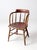 Farmhouse Antique Red Painted Windsor Captain's Chair For Sale - Image 3 of 14